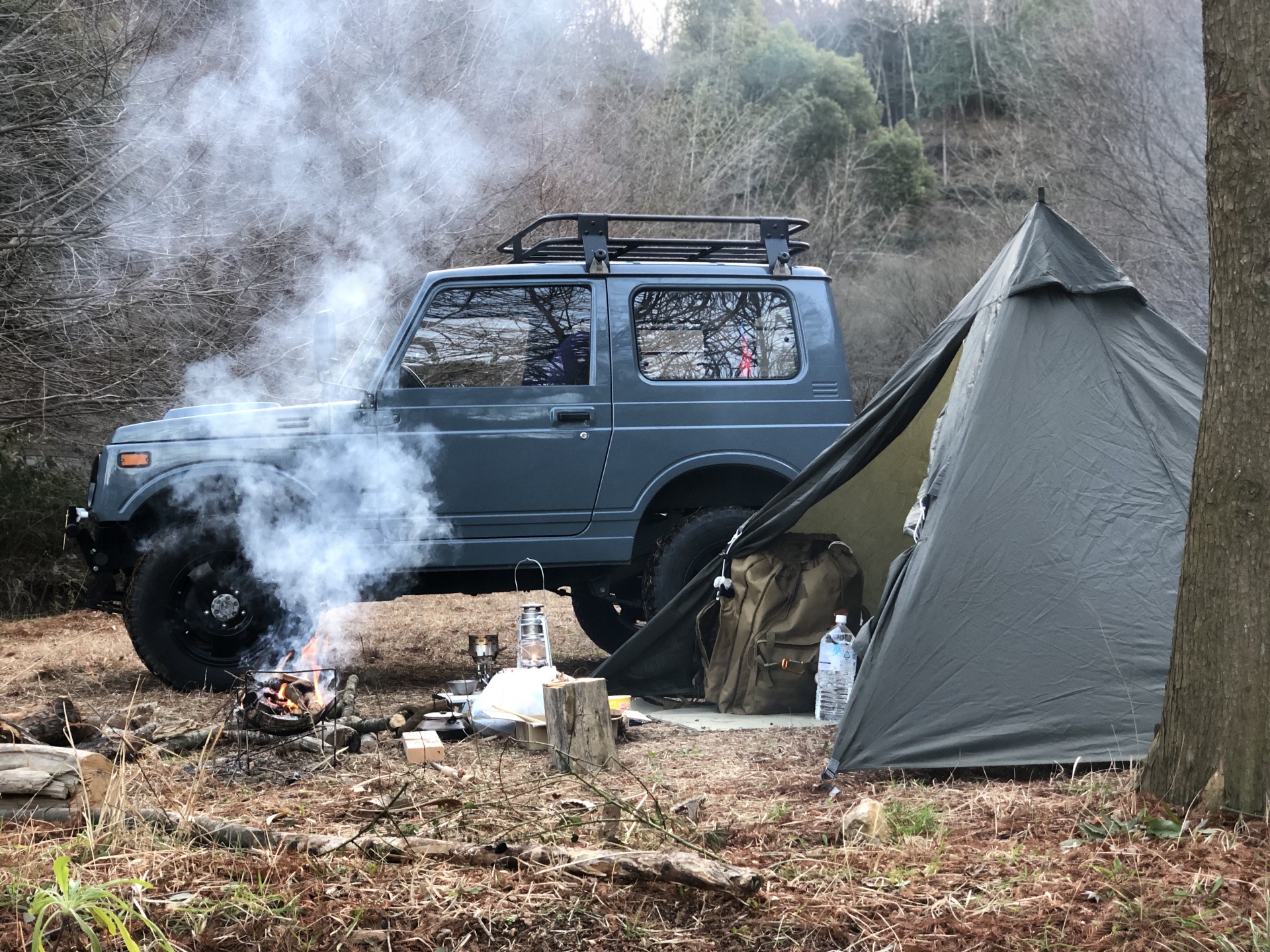 エクスカーションティピー325を使用したソロキャンプのオススメの